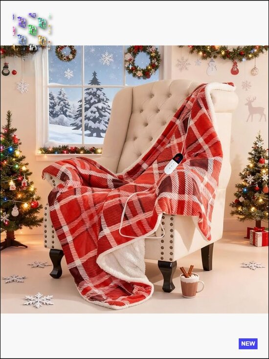 Other - Ultra Soft Sherpa Electric Throw Blanket Fast Heating with Auto Off Safety
